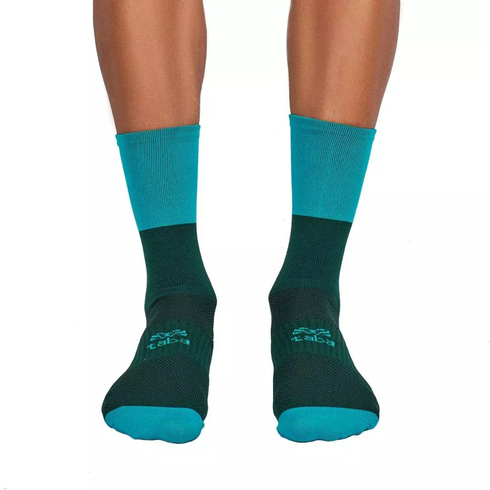 Taba Sport Media Ciclismo Franja Botella Jade 4 Taba Sport Media Ciclismo Franja Botella Jade - Imagen 2