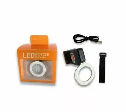 Luz Led Circulo Trasera Recargable Usb Spolite
