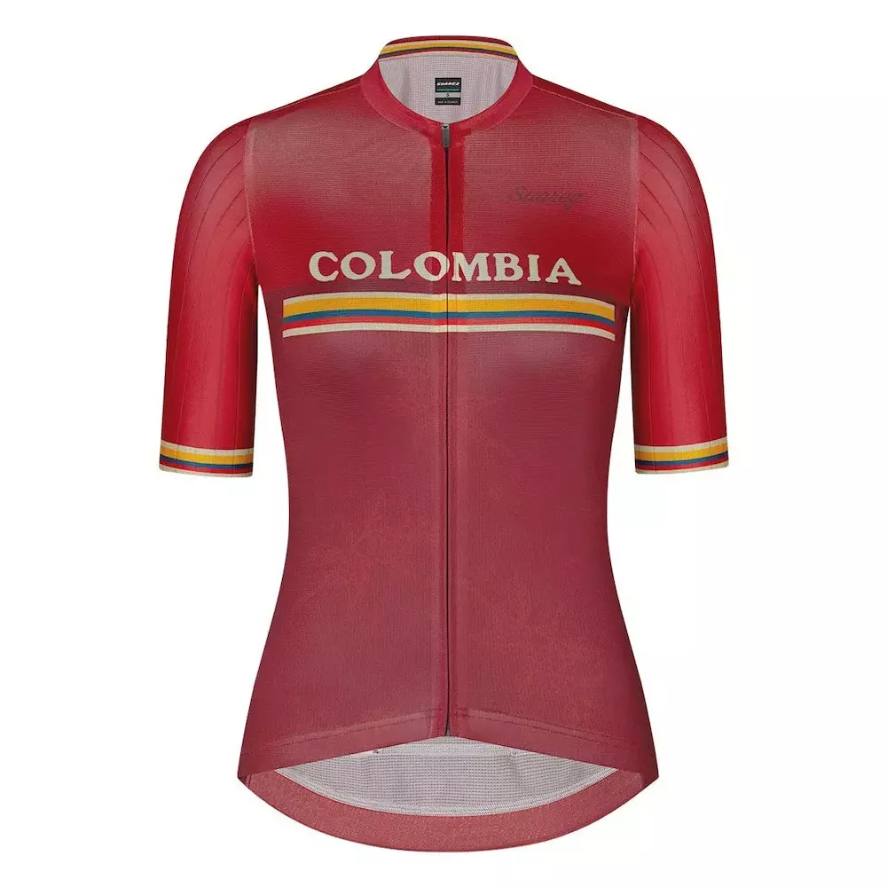 Suarez Jersey De Ciclismo Mujer M.C. Colombia 2022 3 Suarez Jersey De Ciclismo Mujer M.C. Colombia 2022