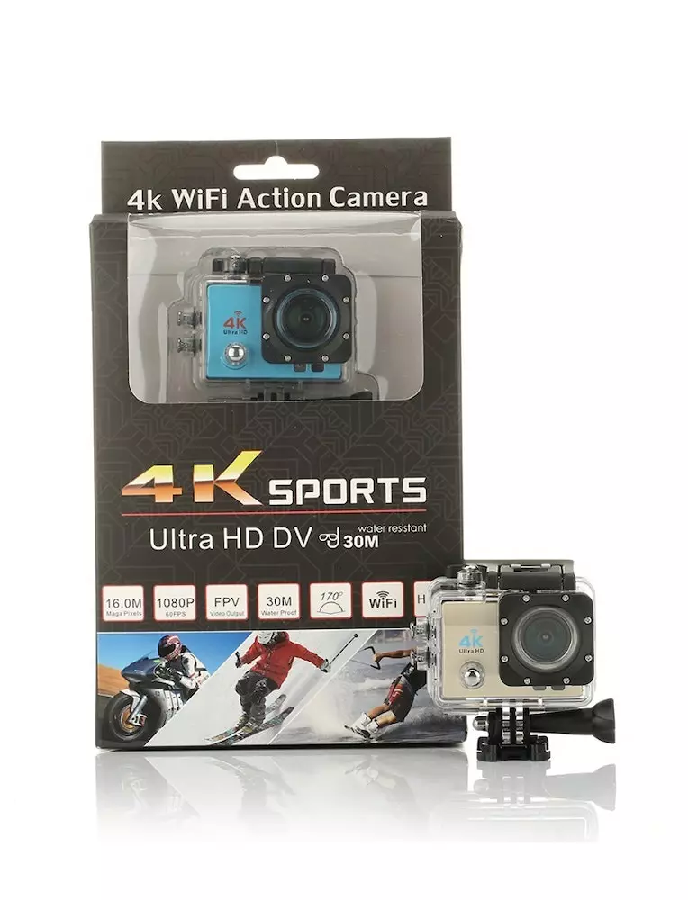 Genérico Generico Cámara Deportiva Hd Wifi Cam De Acción Sumergible 6 Genérico Generico Cámara Deportiva Hd Wifi Cam De Acción Sumergible - Imagen 4