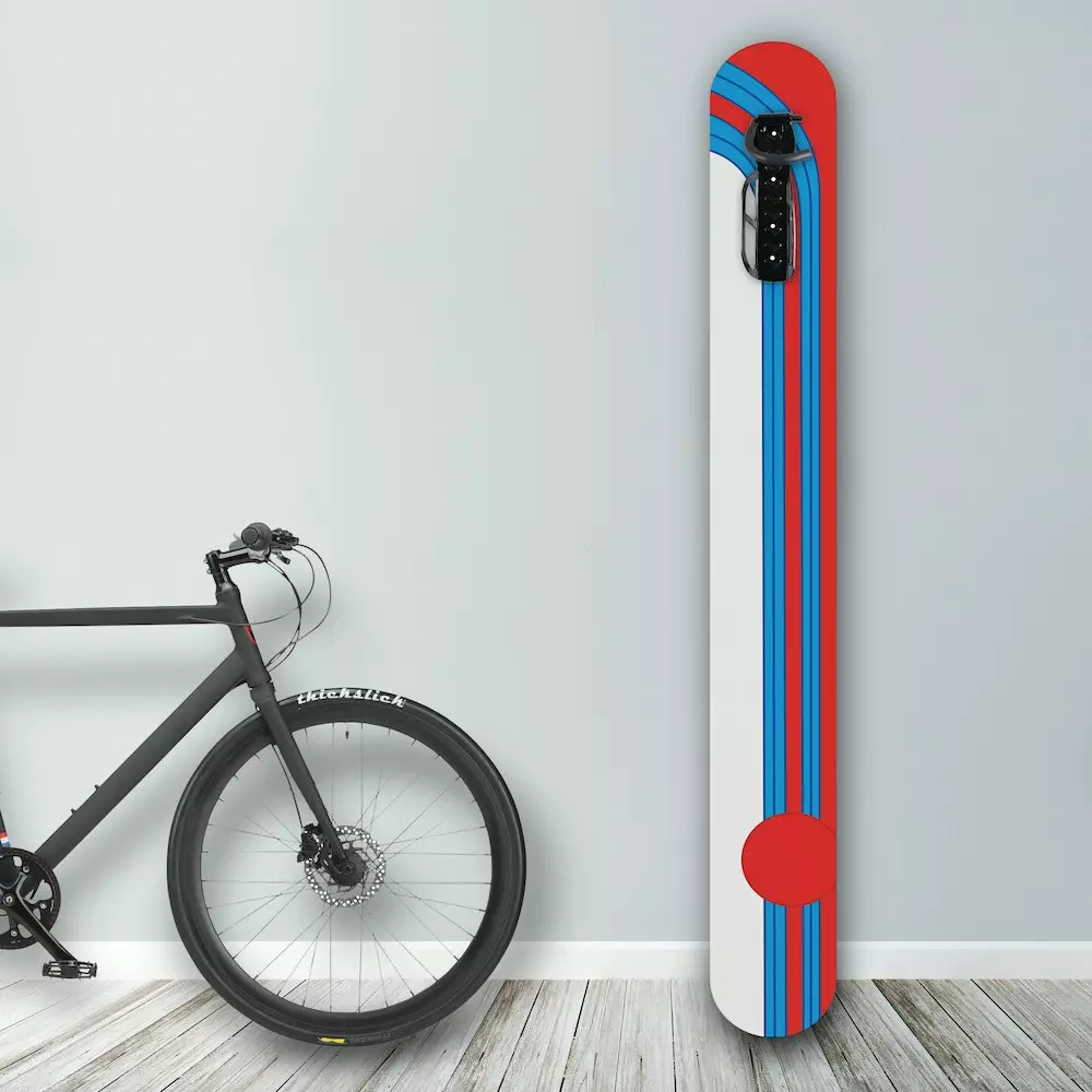 Luha Soporte Pared Para Bicicleta Diseño Red And Blue 4 Luha Soporte Pared Para Bicicleta Diseño Red And Blue - Imagen 2