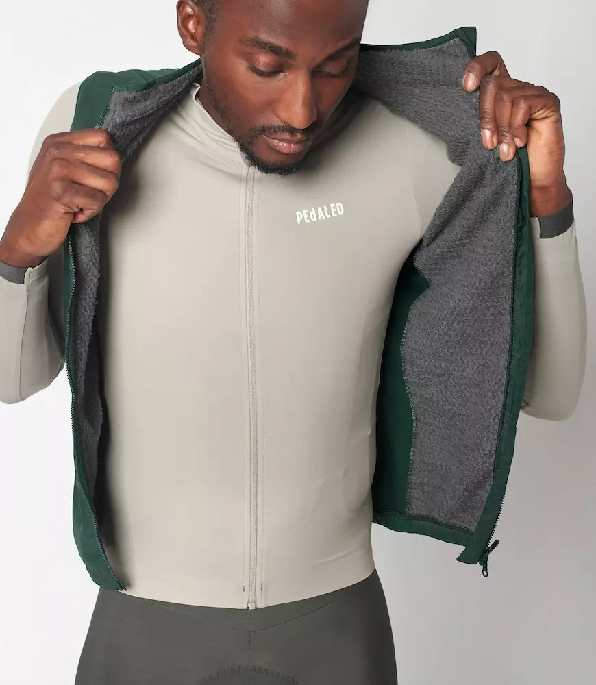 PEdaLED Essential Alpha Insulated Vest - Dark Green 7 PEdaLED Essential Alpha Insulated Vest - Dark Green - Imagen 5