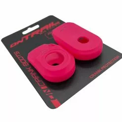 OnTRAIL Protectores Para Biela On Trail Rosa/ Fucsia Silicona Ruta/ Mtb