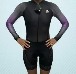 Code Enterizo Manga Larga De Ciclismo - Dama - Negro - Purpura -Bicicletas Ventas 2kvRvj7CnW fw4ehQOJrT6r7c