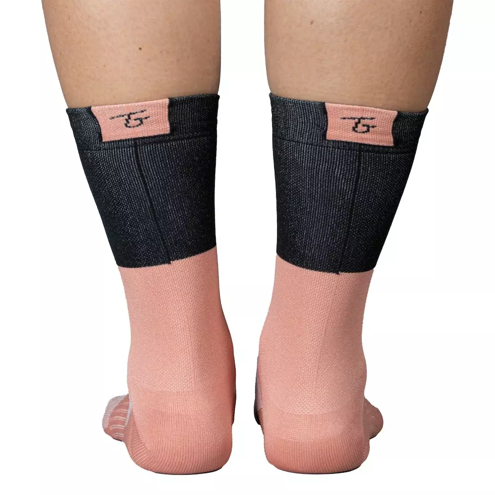 Taba Sport Media Ciclismo Franja Guayaba Negro 5 Taba Sport Media Ciclismo Franja Guayaba Negro - Imagen 3