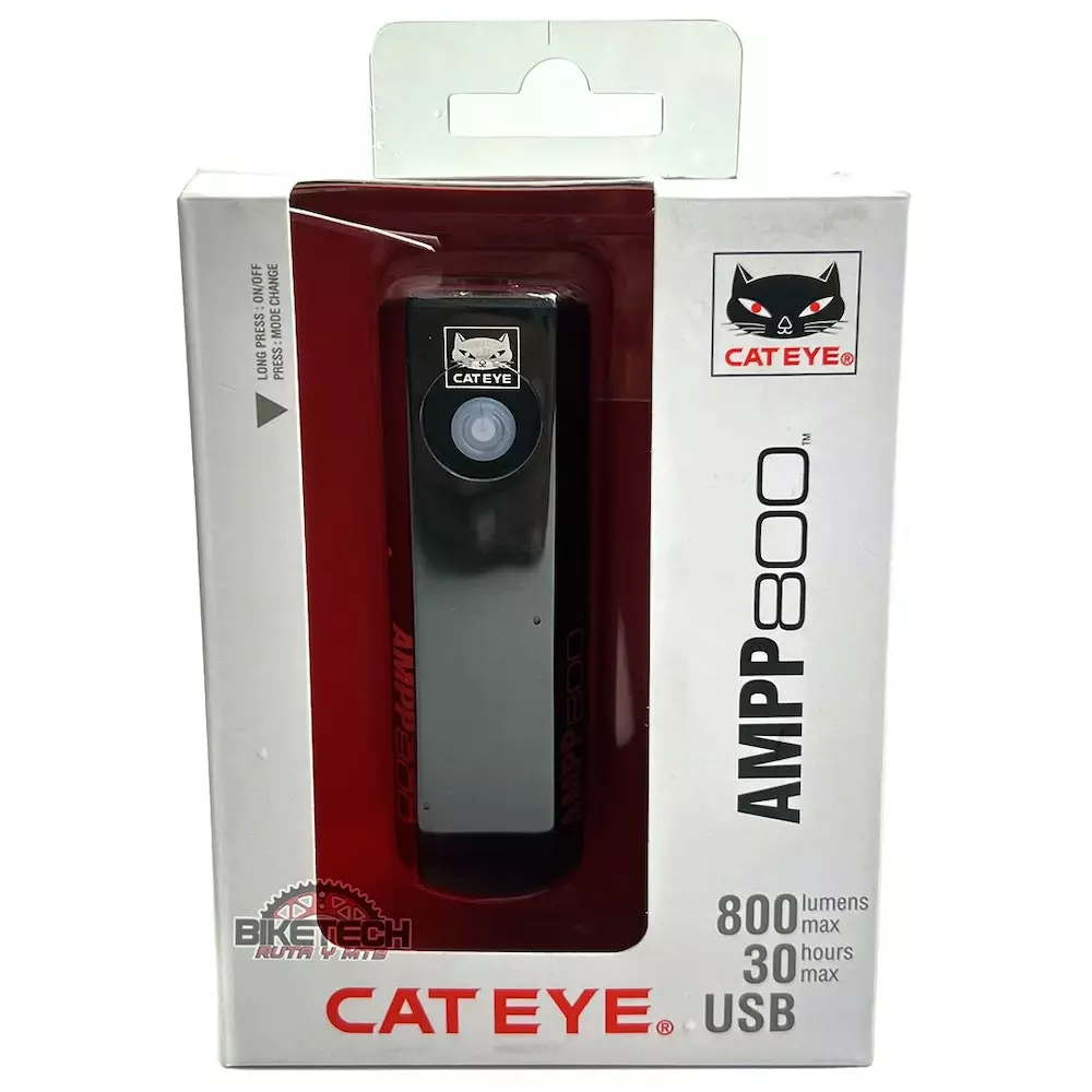 Linterna Delantera De Bicicleta Cateye Ampp 800 Lumen Original Mtb Ruta Senderismo 5 Linterna Delantera De Bicicleta Cateye Ampp 800 Lumen Original Mtb Ruta Senderismo - Imagen 3