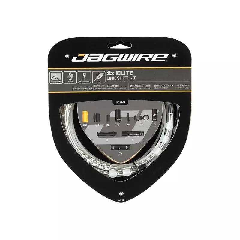 Jagwire Kit Cambios Elite Link 2x Gris 3 Jagwire Kit Cambios Elite Link 2x Gris