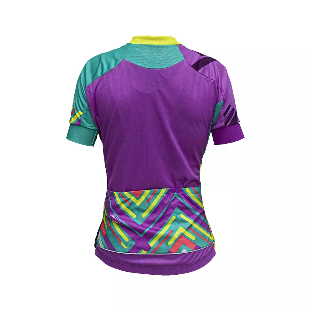 Jersey Dama Suarez Short Sleve / Morado 4 Jersey Dama Suarez Short Sleve / Morado - Imagen 2