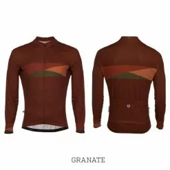 GW Camisa Manga Larga Hombre Crosswalk Granate