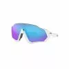 Gafas Oakley Flight Jacket Matte White/Prizm Sapphire -Bicicletas Ventas 69VdqNnAGCsMgv 1eovqpqM 1