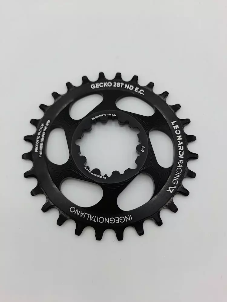 Leonardi Racing Plato/coronilla LEONARDI MTB 28T Redonda DM Montaje Directo Negra Compatible SRAM 5 Leonardi Racing Plato/coronilla LEONARDI MTB 28T Redonda DM Montaje Directo Negra Compatible SRAM - Imagen 3