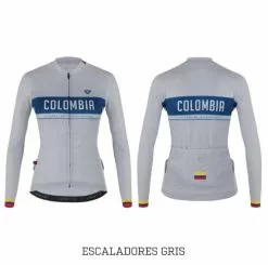 Camisa Manga Larga Mujer Colombia Sport - Gris GW