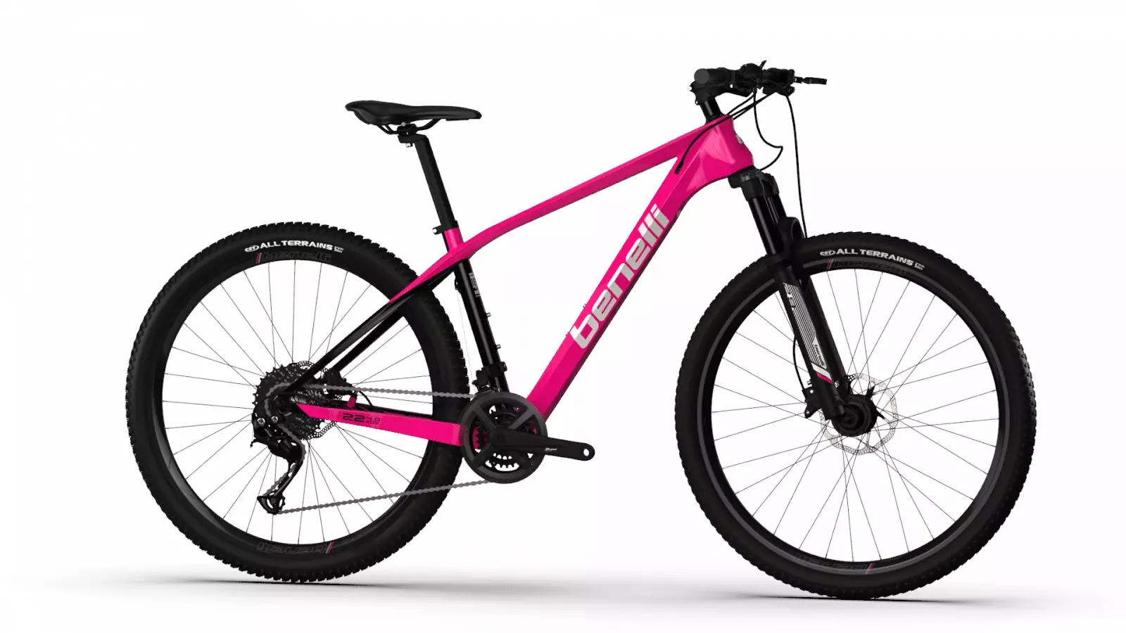 Benelli Bike Bicicleta De MTB Benelli M22 4.0 ADV CARB 29 - Rosado / Blanco 3 Benelli Bike Bicicleta De MTB Benelli M22 4.0 ADV CARB 29 - Rosado / Blanco