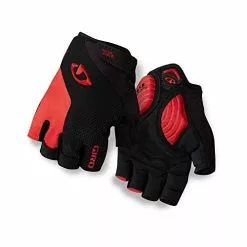 Guantes Giro Tessa Gel Mujer Negro/Coral