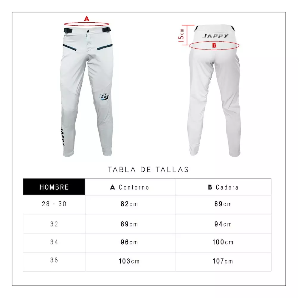 Siempre Jappy Pantalón MTB Blanco - Hombre 10 Siempre Jappy Pantalón MTB Blanco - Hombre - Imagen 8