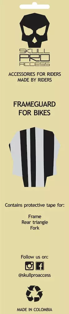 Protector Para Marco De MTB Skull Pro Access - Zebra 4 Protector Para Marco De MTB Skull Pro Access - Zebra - Imagen 2