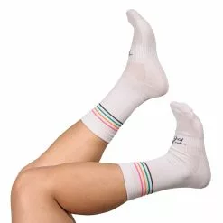 Taba Sport Media Ciclismo Linea Blanco Multicolor