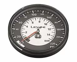 Lezyne Manómetro Inflador 220Psi Gauge 3.5"