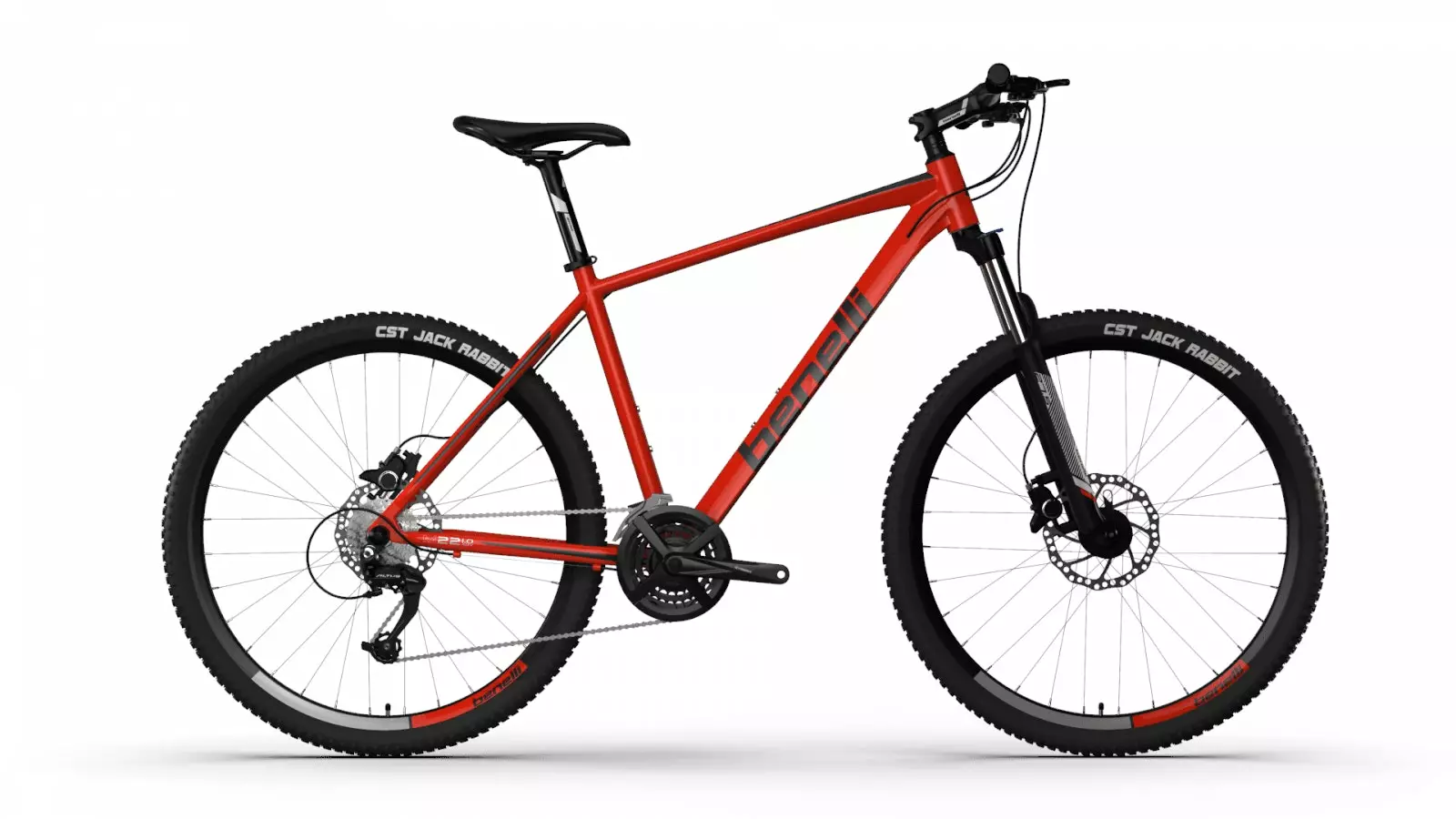 Benelli Bike Bicicleta De MTB Benelli M22 1.0 ADV AL 27.5 - Rojo / Gris 3 Benelli Bike Bicicleta De MTB Benelli M22 1.0 ADV AL 27.5 - Rojo / Gris