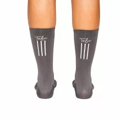 Taba Sport Media Ciclismo Reflectivo Barras Gris Oscuro RLZ