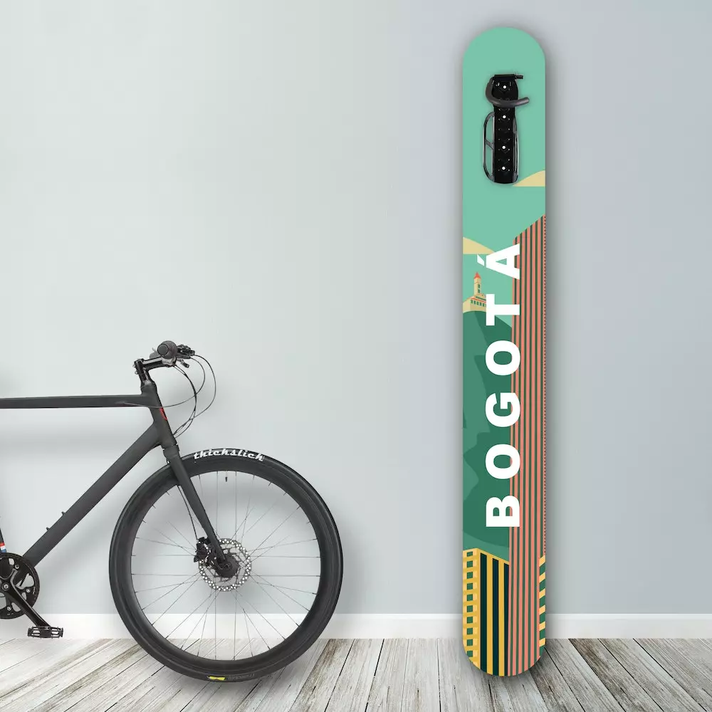 Luha Soporte Pared Para Bicicleta Diseño Tributo A Bogotá 4 Luha Soporte Pared Para Bicicleta Diseño Tributo A Bogotá - Imagen 2
