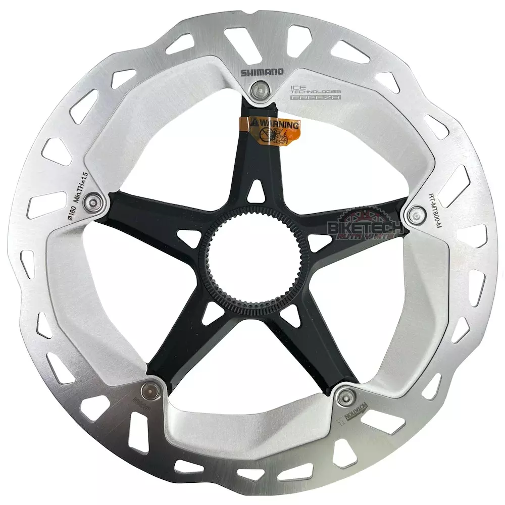 Disco Rotor Shimano Xt Mt800 180mm Centerlock Icetech 4 Disco Rotor Shimano Xt Mt800 180mm Centerlock Icetech - Imagen 2