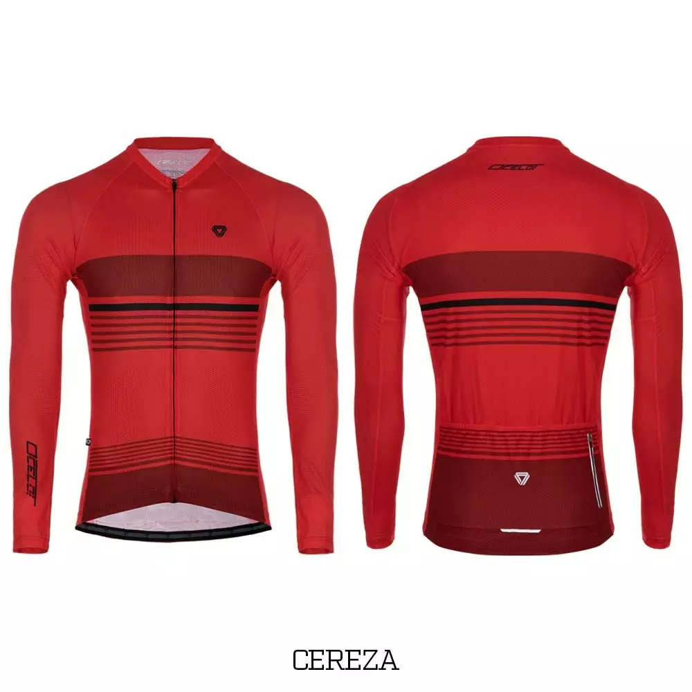 Camisa Manga Larga Hombre Ocelot - Rojo GW 4 Camisa Manga Larga Hombre Ocelot - Rojo GW - Imagen 2