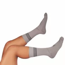 Taba Sport Media Ciclismo Lineas Gris Claro Gris Oscuro