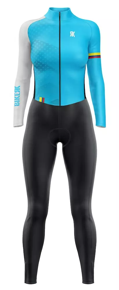 BikeKr Enterizos Pantalon Largo Y Manga Larga Dama 4 BikeKr Enterizos Pantalon Largo Y Manga Larga Dama - Imagen 2