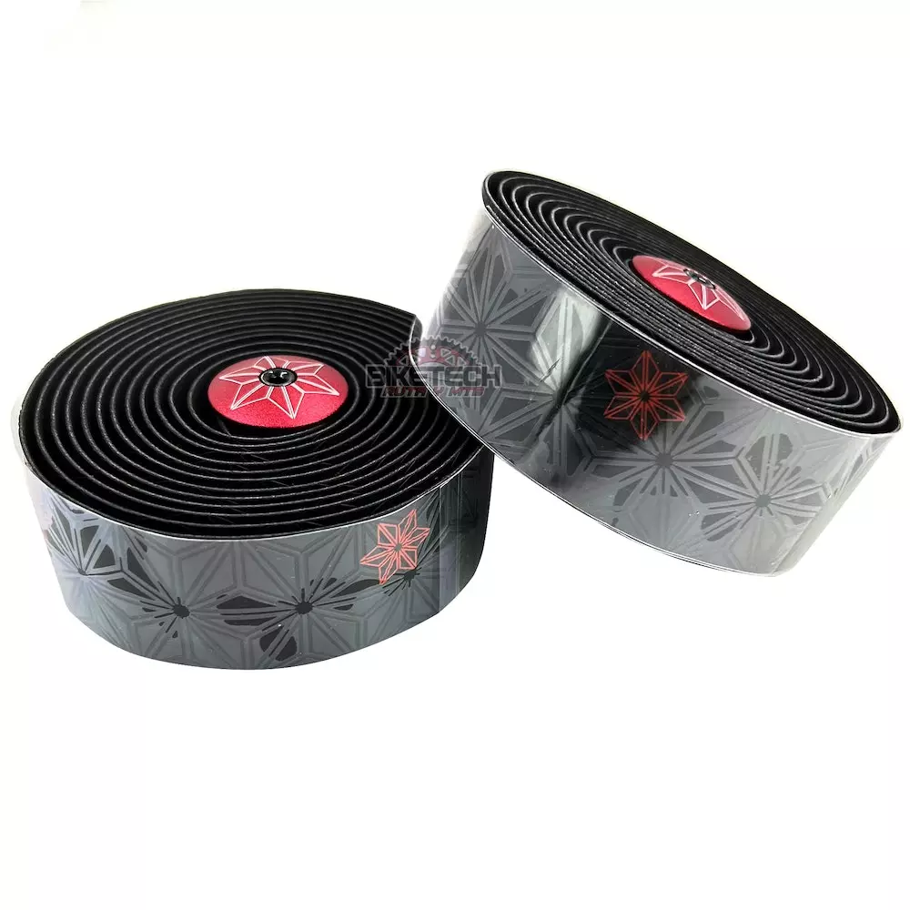 Cinta Manubrio Supacaz Negro Con Rojo Bicicleta De Ruta 5 Cinta Manubrio Supacaz Negro Con Rojo Bicicleta De Ruta - Imagen 3