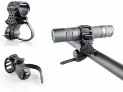 Genérico Generico SOPORTE De Manubrio PARA LINTERNA DE BICICLETA CILINDRICA