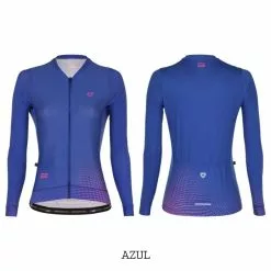 GW Camisa Manga Larga Mujer Deer Azul