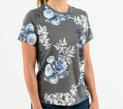 PAVE Camiseta Femenina Flowers New