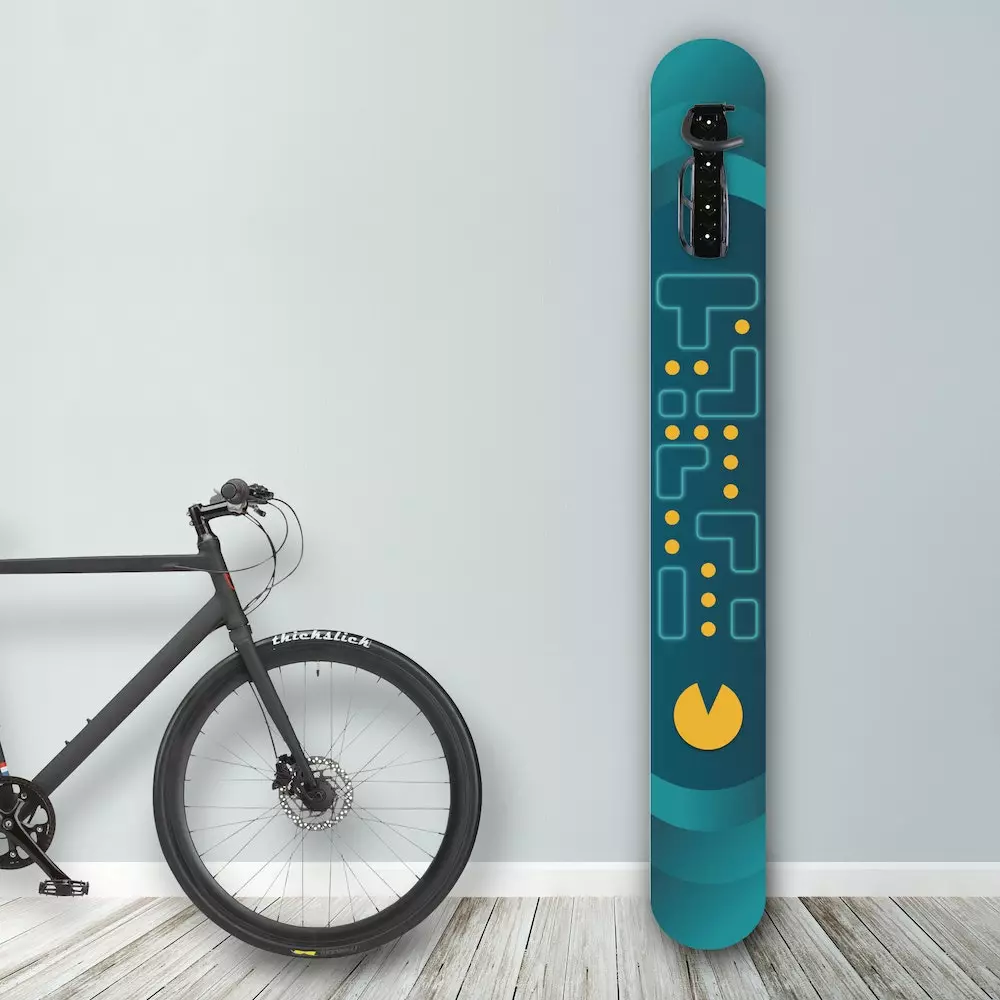 Luha Soporte Pared Para Bicicleta Diseño The Pacman Route 4 Luha Soporte Pared Para Bicicleta Diseño The Pacman Route - Imagen 2