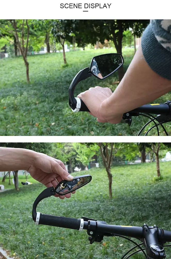 Genérico Generico Espejo Retrovisor Curvo De Manubrio Para Bici De Ciclismo Urbano 1 Unidad 12 Genérico Generico Espejo Retrovisor Curvo De Manubrio Para Bici De Ciclismo Urbano 1 Unidad - Imagen 10