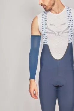 Taba Sport Manga Microfibra Azul Oscuro