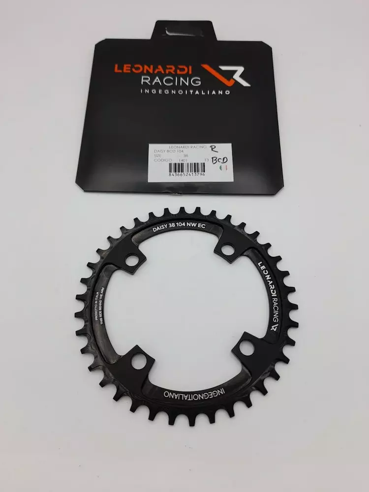 Leonardi Racing Plato/coronilla LEONARDI MTB 38T Redonda 104BCD Negra 3 Leonardi Racing Plato/coronilla LEONARDI MTB 38T Redonda 104BCD Negra