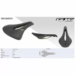 Sillin Antiprostatico Mtb/Ruta GW Lapize Negro 170mm -Bicicletas Ventas FGNmJa54YgZ0s69OjELJ3bv8U