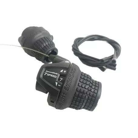 Cambios Tipo Moto Shimano 7 Velocidades Revoshifter Palancas 5 Cambios Tipo Moto Shimano 7 Velocidades Revoshifter Palancas - Imagen 3
