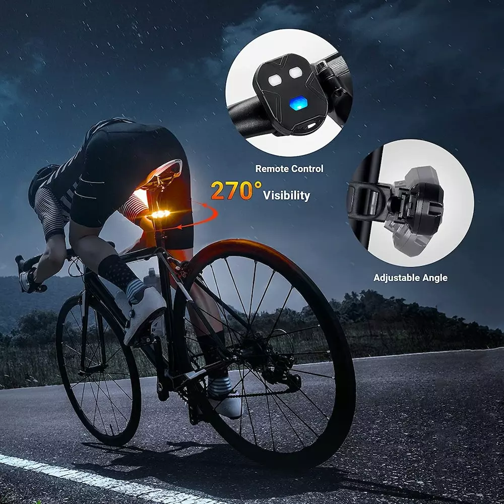 SIN MARCA Luz Trasera De Bicicleta Con Señales De Giro, Control Remoto Inalámbrico 7 SIN MARCA Luz Trasera De Bicicleta Con Señales De Giro, Control Remoto Inalámbrico - Imagen 5