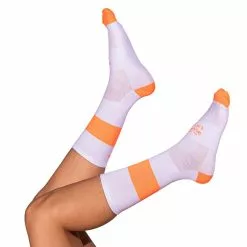 Taba Sport Media Ciclismo Franja Blanco Naranja