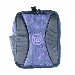 Triptico Maleta Entrenamiento Ciclismo Racebag Bicicletas Moradas