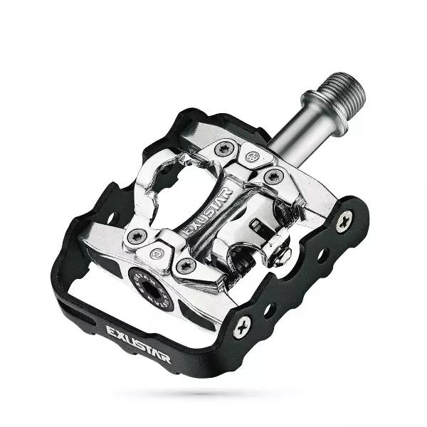Exustar Pedales Mtb Spd Dob Func Al/Cr175Gr/C05 4 Exustar Pedales Mtb Spd Dob Func Al/Cr175Gr/C05 - Imagen 2