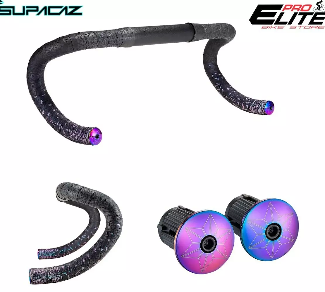 Cinta Para Manubrio Supacaz Bling – Oil Slick 4 Cinta Para Manubrio Supacaz Bling – Oil Slick - Imagen 2
