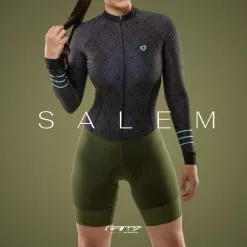 Enterizo Manga Larga Mujer Basic Salem - Negro/Verde GW -Bicicletas Ventas L78vDwQkMi9JwVc8ZilDcMBK8