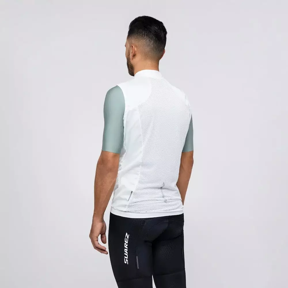 Suarez Chaleco Cortavientos De Ciclismo Hombre Barrier White PERFORMANCE 6 Suarez Chaleco Cortavientos De Ciclismo Hombre Barrier White PERFORMANCE - Imagen 4