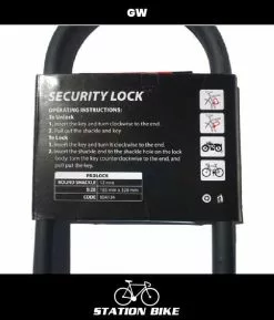 Candado En U Con Llave 186x320mm Ty318 GW -Bicicletas Ventas LP IOh5112hPew9MxTF1pIewo