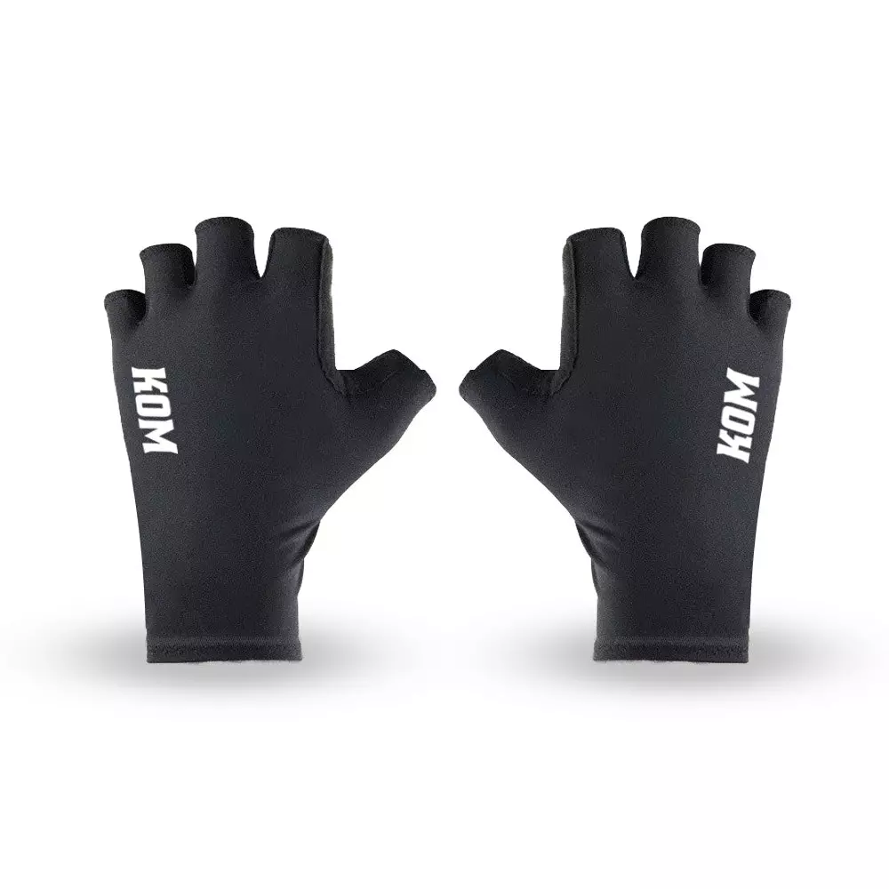 Guantes Cortos KOM Tubulares Negros 3 Guantes Cortos KOM Tubulares Negros