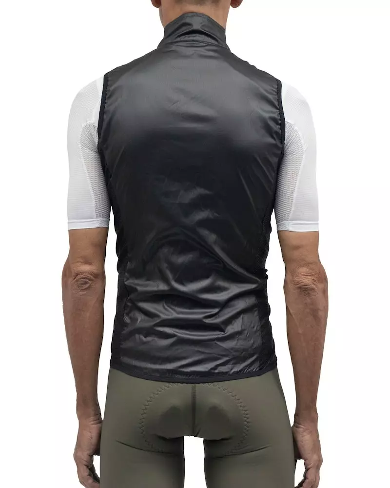 Gavia Chaleco Rompeviento Negro 4 Gavia Chaleco Rompeviento Negro - Imagen 2