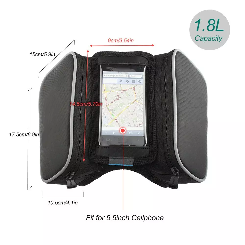 Genérico Generico Estuche Bolso Tipo Alforja Pequeña Delantera 4 Genérico Generico Estuche Bolso Tipo Alforja Pequeña Delantera - Imagen 2